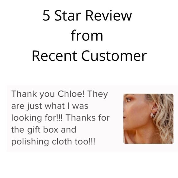 NEW Triple Solid 925 Sterling Silver Hoops - Picture 2 of 4